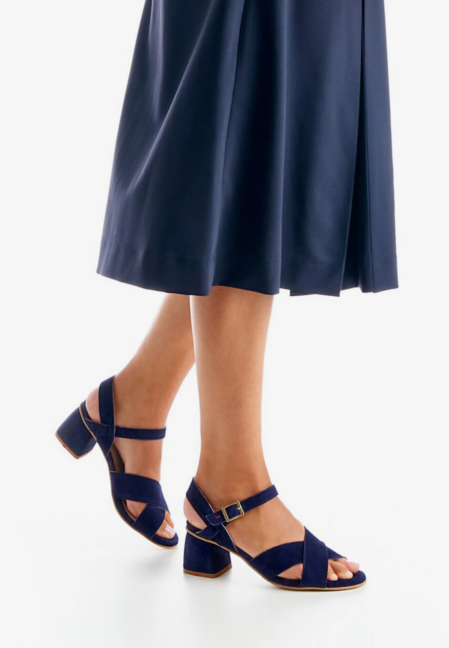 Lloyd Plateau Sandalen Sandaal Dames Donkerblauw 3 Lloyd Plateau Sandalen Sandaal Dames Donkerblauw - Afbeelding 3