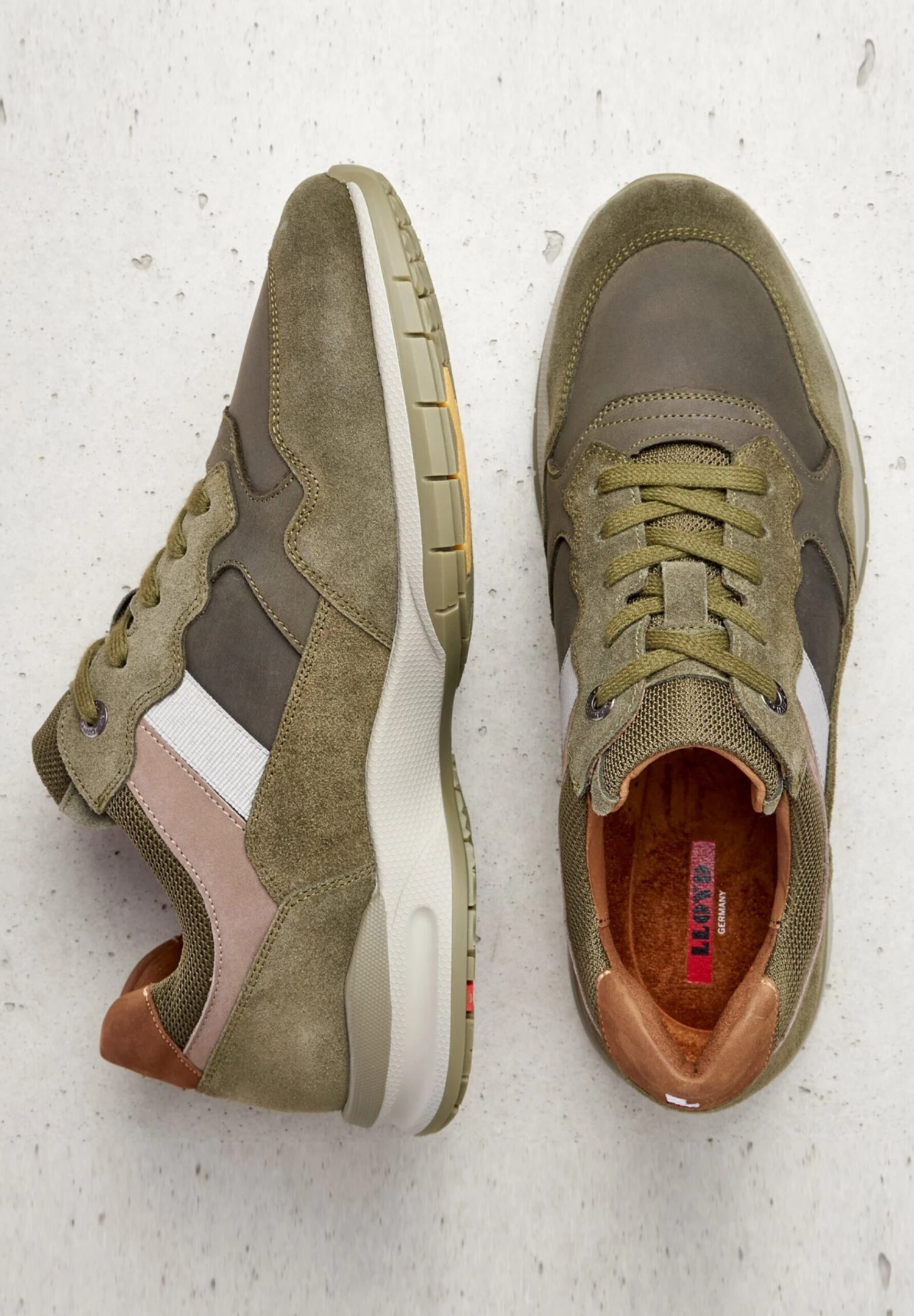 Lloyd Casual Sneakers Sneakers Laag KANT Heren Groen 5 Lloyd Casual Sneakers Sneakers Laag KANT Heren Groen - Afbeelding 5