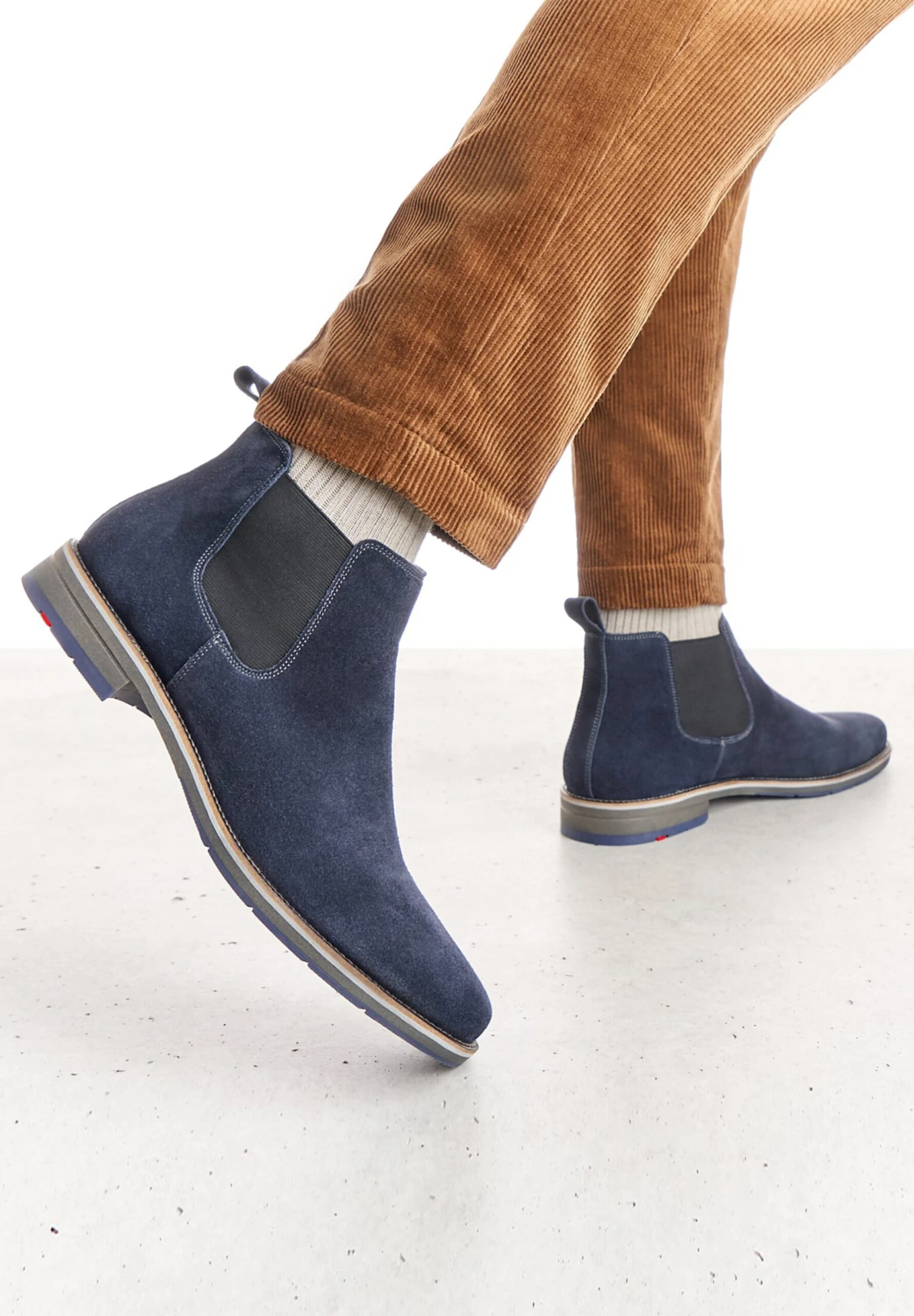 Lloyd Enkelboots Chelsea Boots Leon Heren Donkerblauw 3 Lloyd Enkelboots Chelsea Boots Leon Heren Donkerblauw - Afbeelding 3