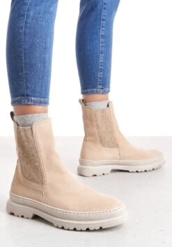 Lloyd Blockabsatz - Enkellaarsjes Met Plateauzool - Beige