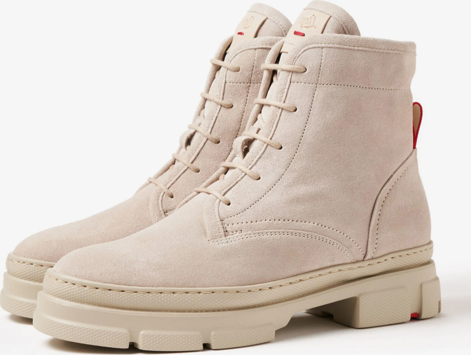 Lloyd Enkellaarsjes Veterlaarsjes Dames Wit 2 Lloyd Enkellaarsjes Veterlaarsjes Dames Wit - Afbeelding 2