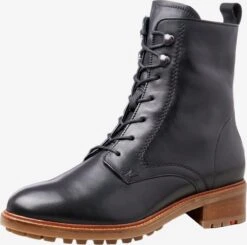 Lloyd Enkellaarsjes Veterlaarsjes Dames Zwart