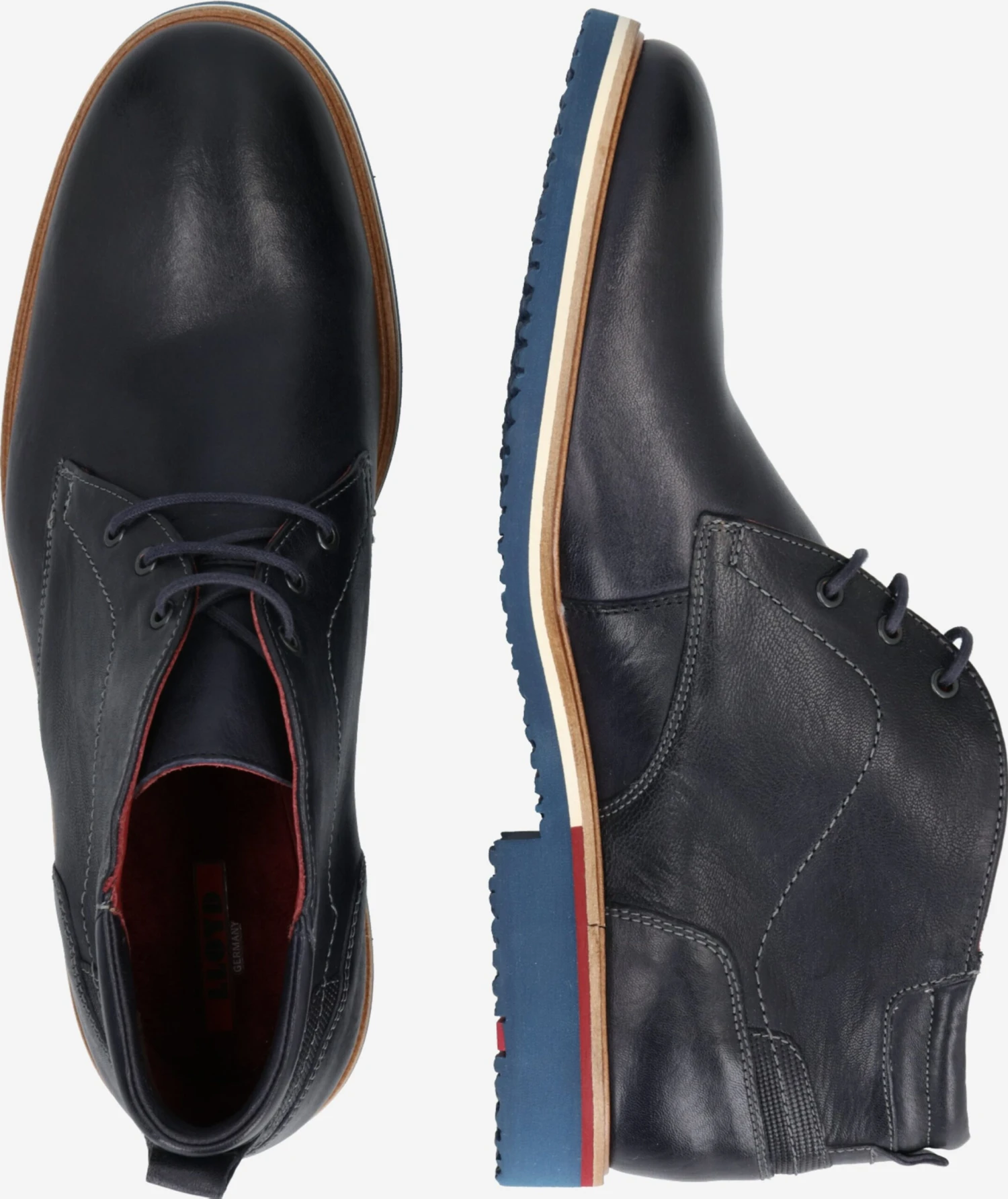 Lloyd Veterboots Chukka Boots Fabio Heren Nachtblauw 2 Lloyd Veterboots Chukka Boots Fabio Heren Nachtblauw - Afbeelding 2