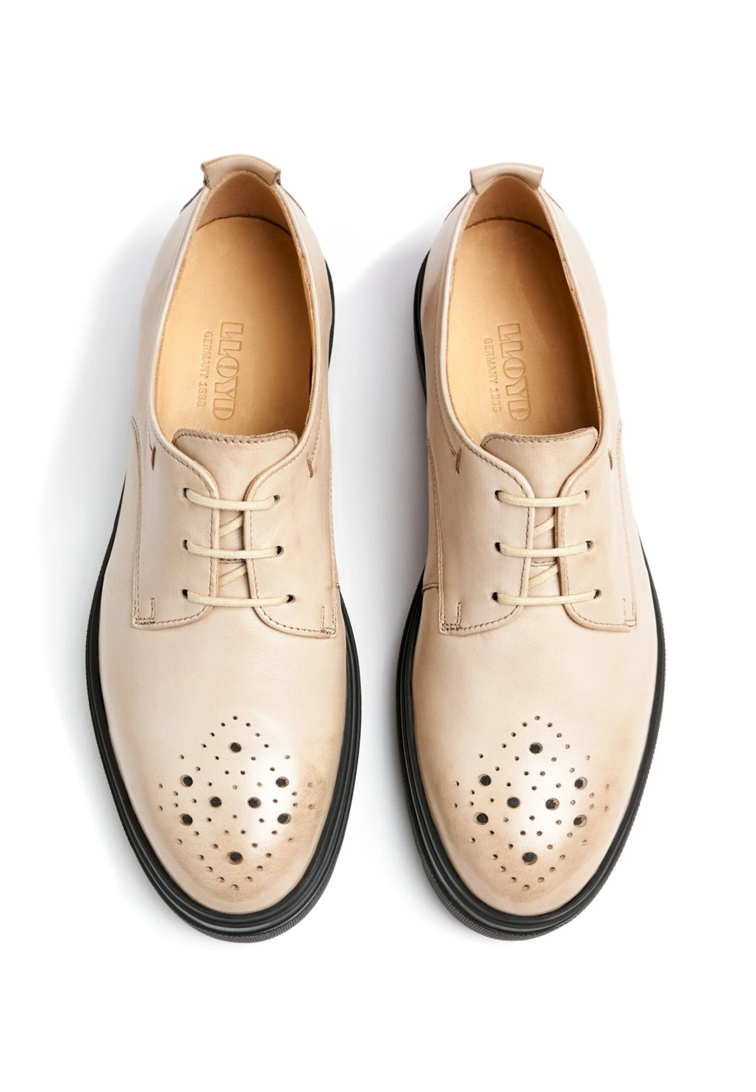 Lloyd Eleganter - Veterschoenen - Beige 3 Lloyd Eleganter - Veterschoenen - Beige - Afbeelding 3