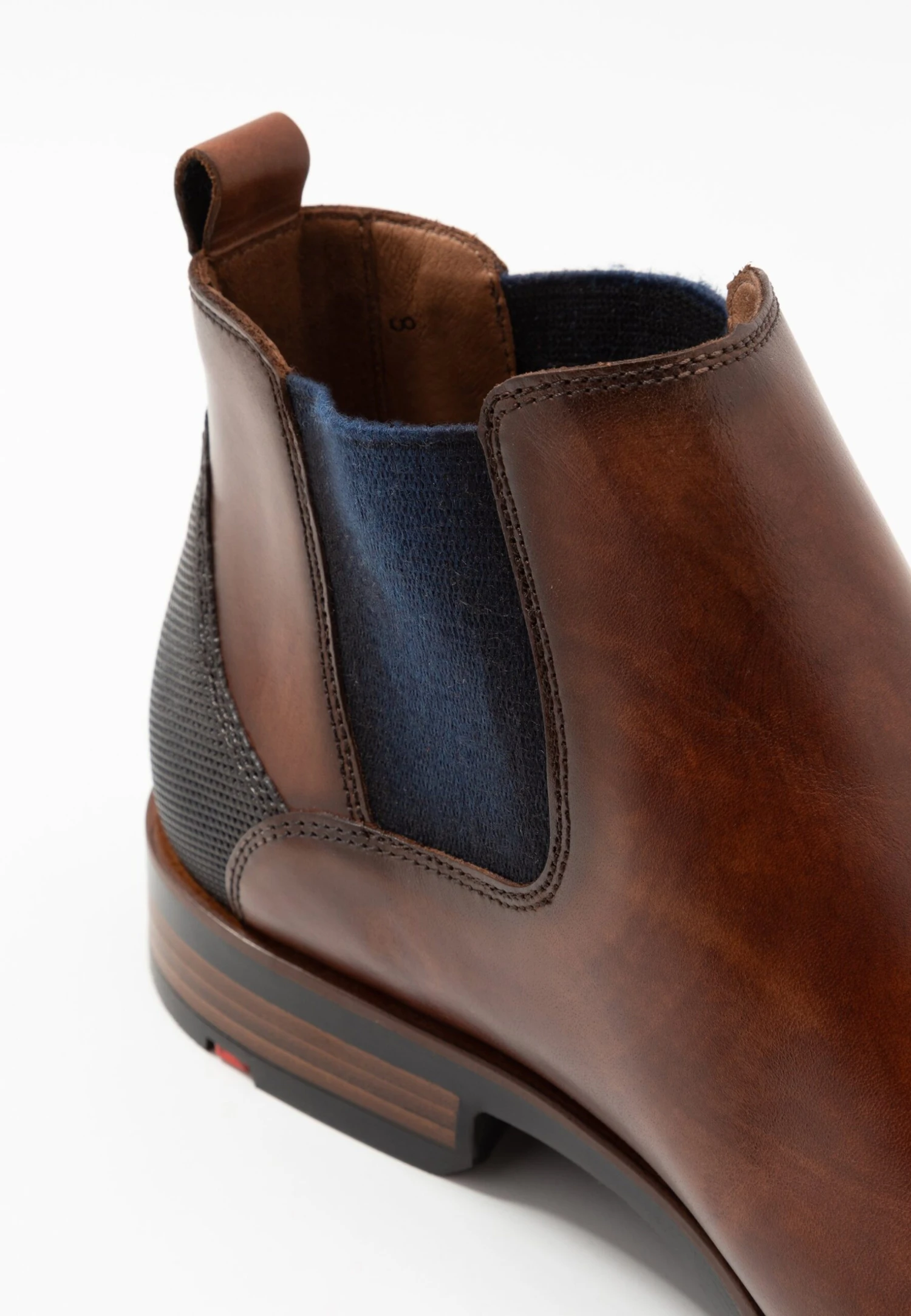 Lloyd Jaser - Korte Laarzen - Brandy/Midnight 6 Lloyd Jaser - Korte Laarzen - Brandy/Midnight - Afbeelding 6