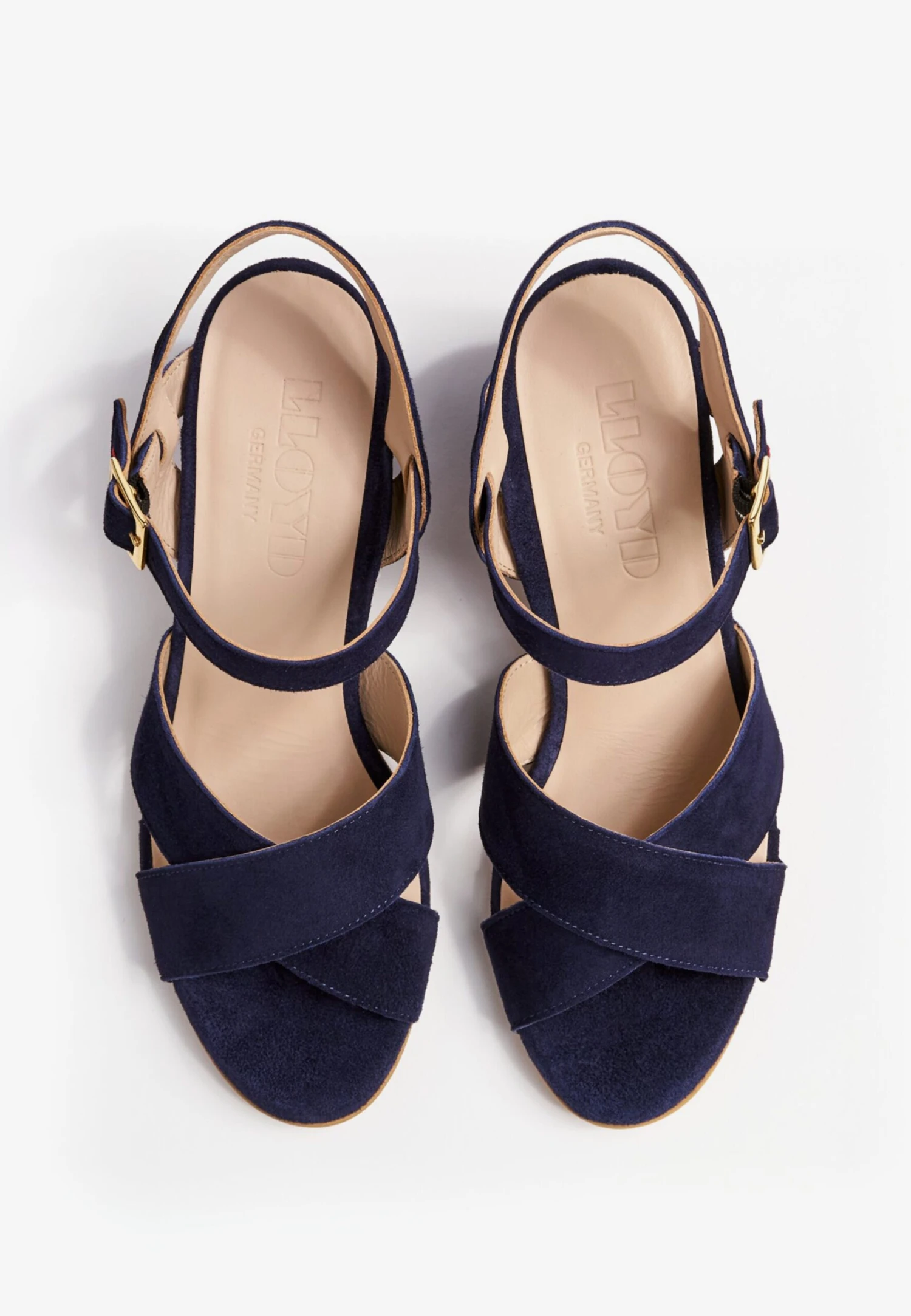 Lloyd Plateau Sandalen Sandaal Dames Donkerblauw 4 Lloyd Plateau Sandalen Sandaal Dames Donkerblauw - Afbeelding 4