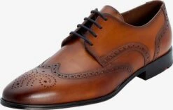 Lloyd Nette Schoenen Veterschoen Morton Heren Cognac