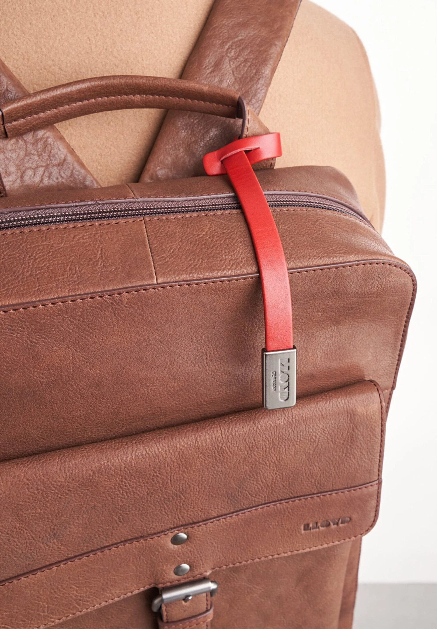 Lloyd Rugzakken Rugzak Heren Donkerbruin 4 Lloyd Rugzakken Rugzak Heren Donkerbruin - Afbeelding 4