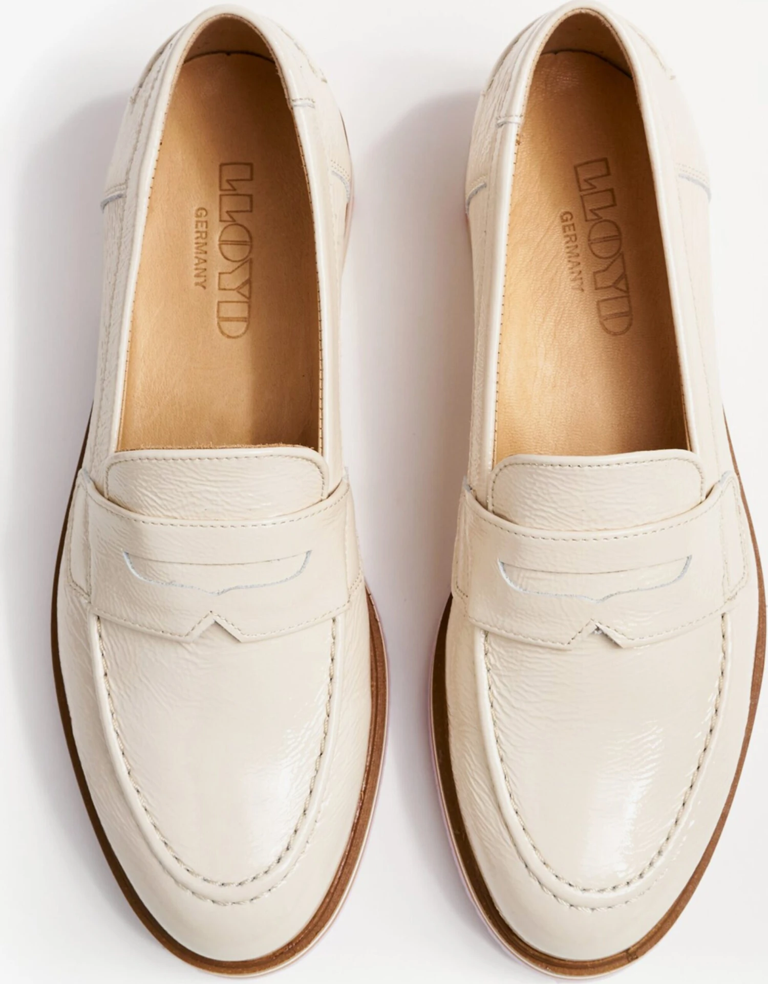 Lloyd Loafers Instappers Dames Wit 3 Lloyd Loafers Instappers Dames Wit - Afbeelding 3