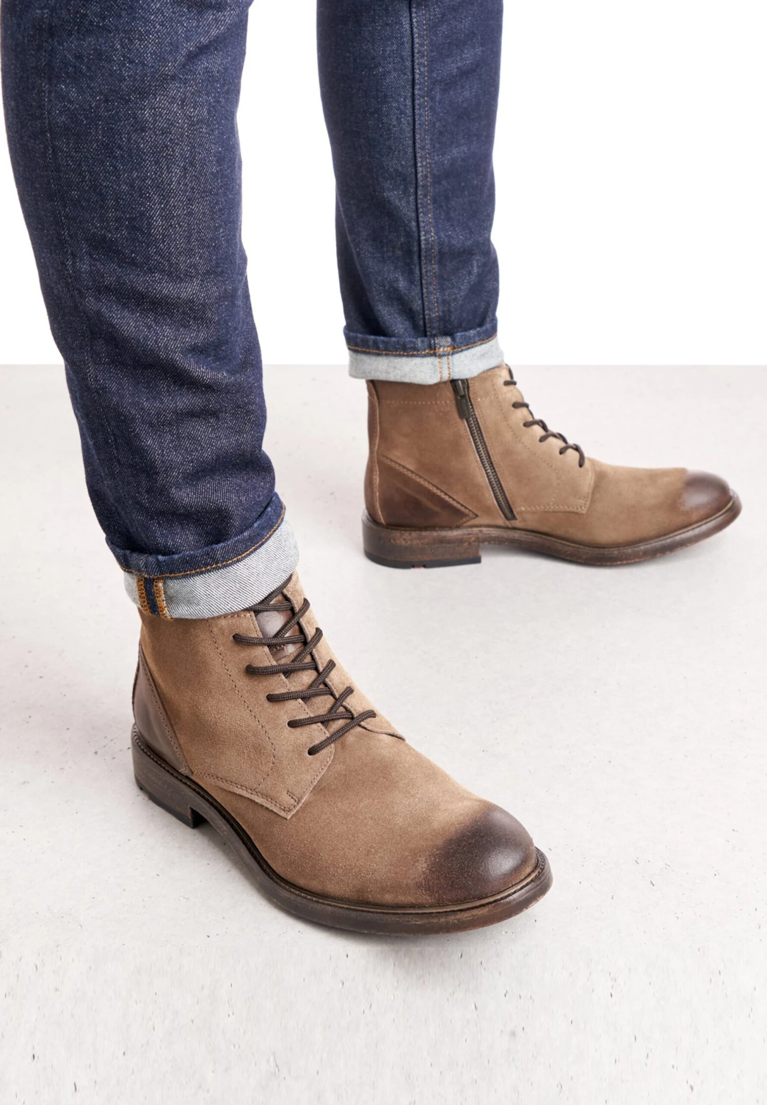 Lloyd Boots & Laarzen Veterboots Dual Heren Lichtbruin 2 Lloyd Boots & Laarzen Veterboots Dual Heren Lichtbruin - Afbeelding 2