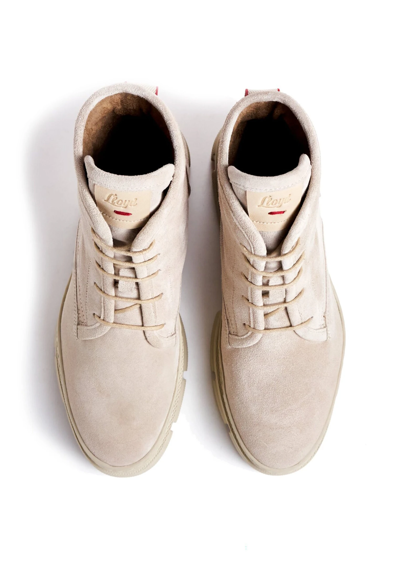 Lloyd Enkellaarsjes Met Plateauzool - Kreide 3 Lloyd Enkellaarsjes Met Plateauzool - Kreide - Afbeelding 3