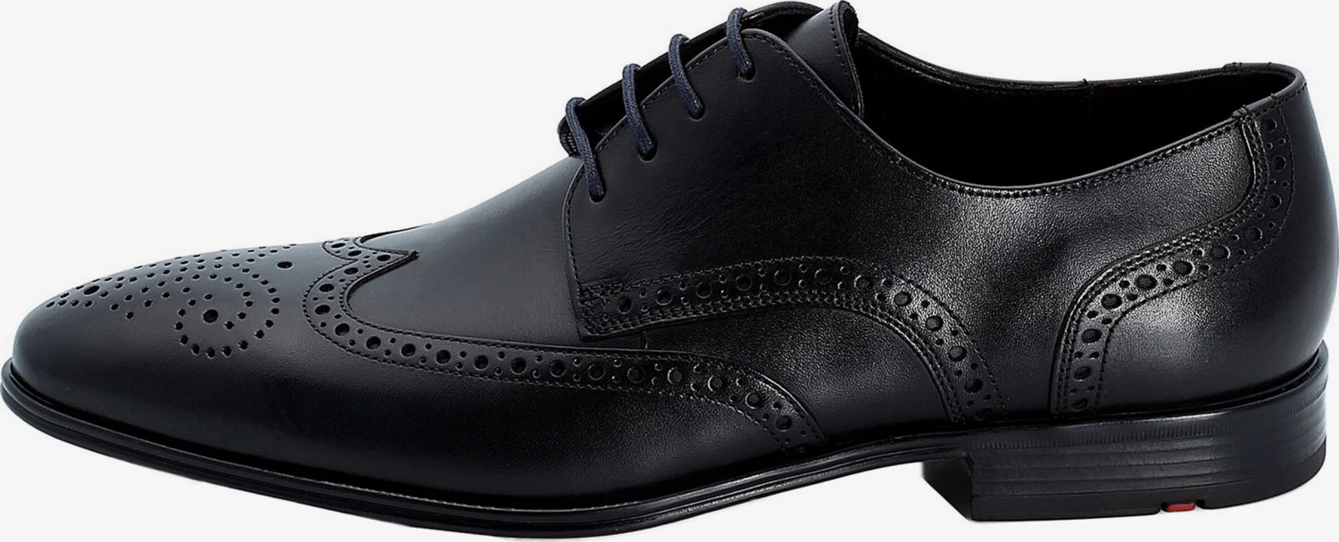 Lloyd Nette Schoenen Veterschoen Morton Heren Zwart 2 Lloyd Nette Schoenen Veterschoen Morton Heren Zwart - Afbeelding 2