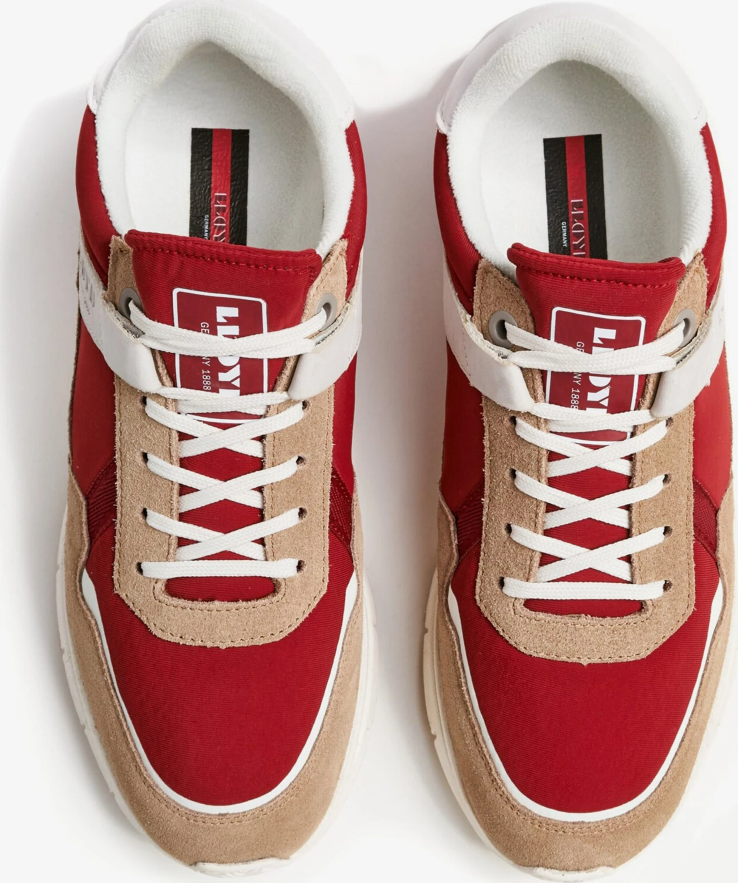 Lloyd Running Sneakers Sneakers Laag ENJO Heren Rood / Donkerrood 3 Lloyd Running Sneakers Sneakers Laag ENJO Heren Rood / Donkerrood - Afbeelding 3