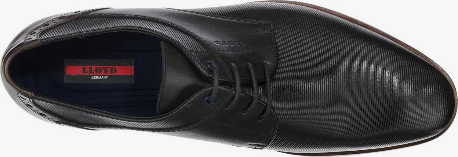 Lloyd Nette Schoenen Veterschoen Hamilton Heren Zwart 5 Lloyd Nette Schoenen Veterschoen Hamilton Heren Zwart - Afbeelding 5