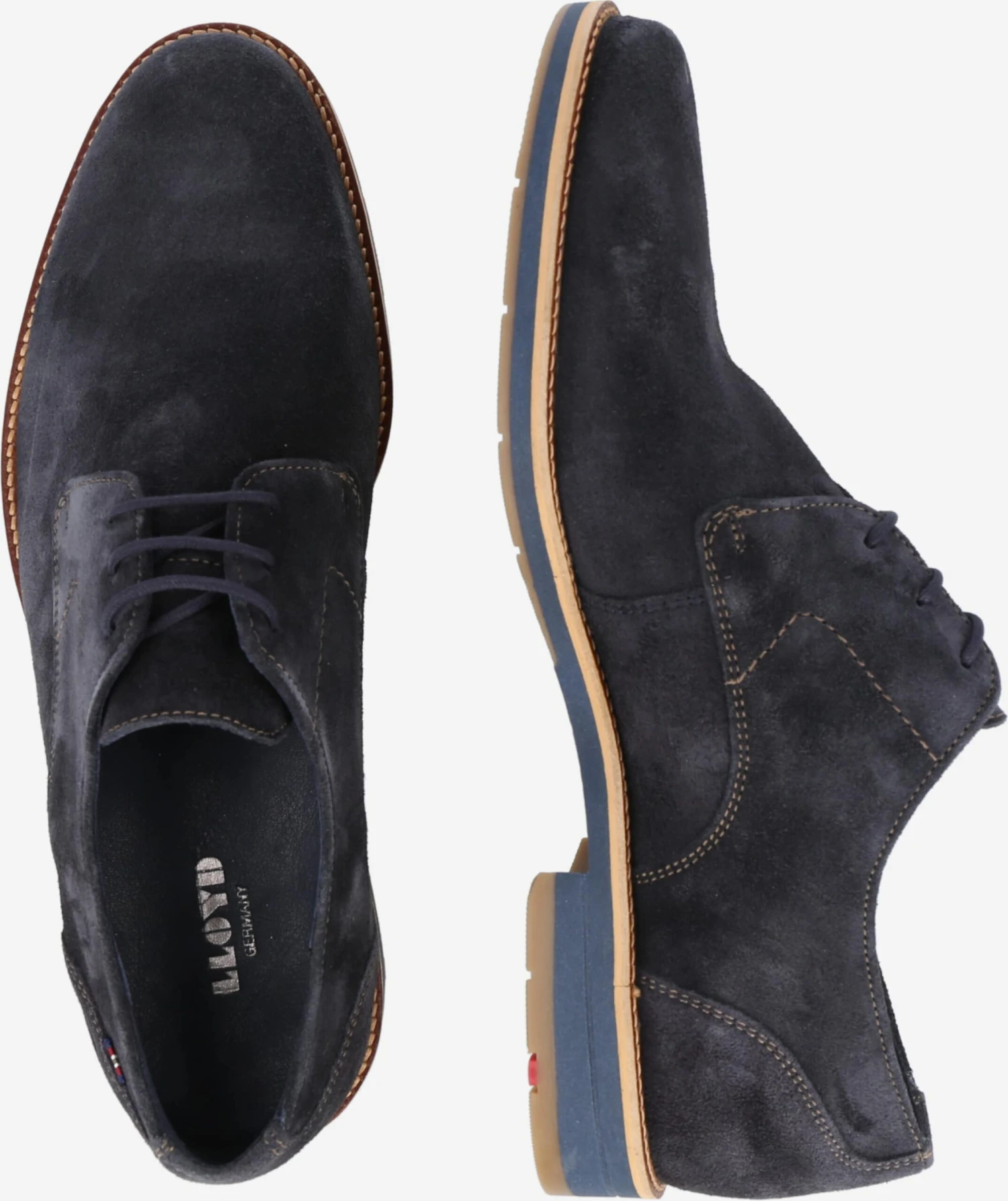 Lloyd Casual Veterschoenen Veterschoen Langston Heren Donkerblauw 2 Lloyd Casual Veterschoenen Veterschoen Langston Heren Donkerblauw - Afbeelding 2