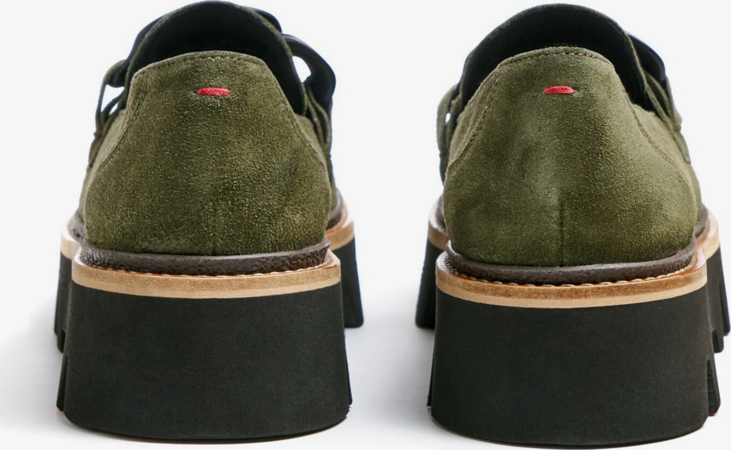 Lloyd Lage Schoenen Mocassins Dames Groen Gemêleerd 2 Lloyd Lage Schoenen Mocassins Dames Groen Gemêleerd - Afbeelding 2