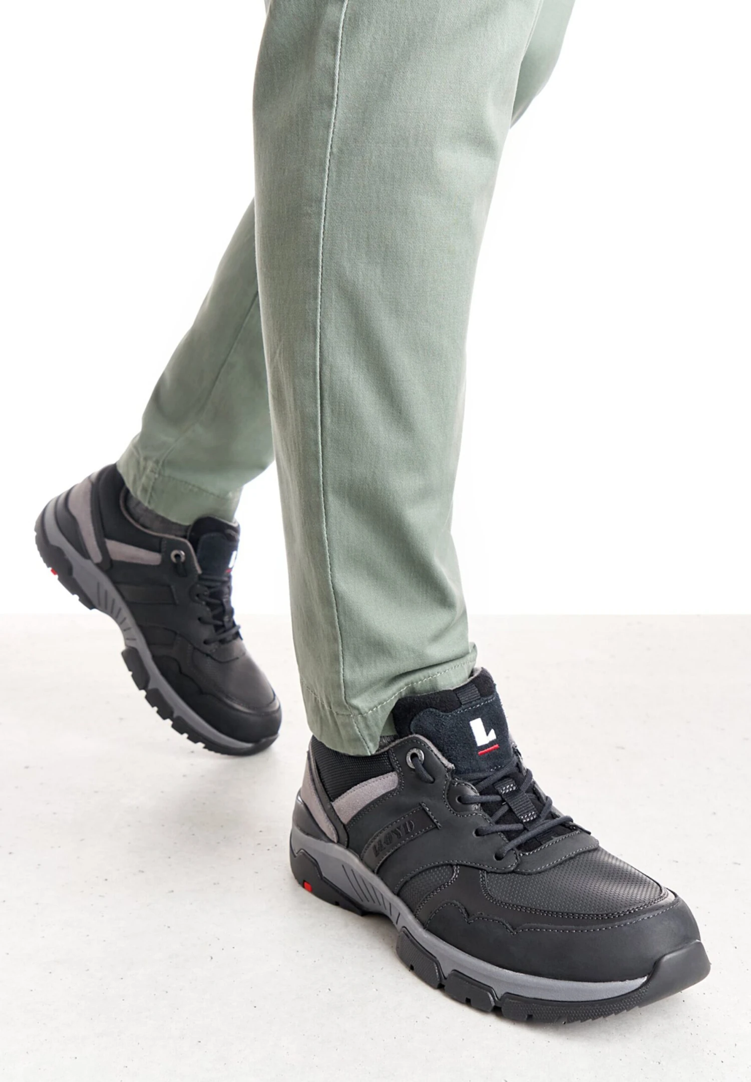 Lloyd Running Sneakers Sneakers Laag Epic Heren Zwart 3 Lloyd Running Sneakers Sneakers Laag Epic Heren Zwart - Afbeelding 3