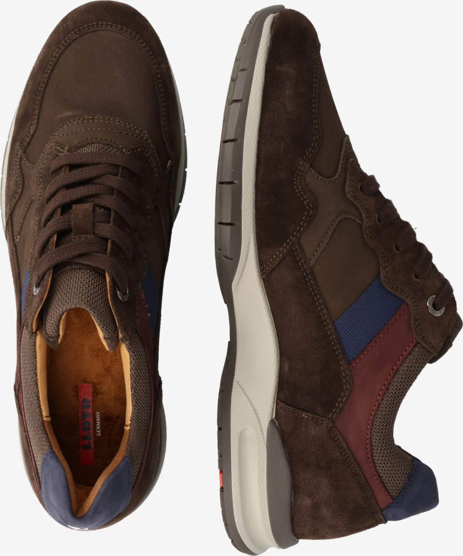 Lloyd Casual Sneakers Sneakers Laag Kant Heren Bruin 2 Lloyd Casual Sneakers Sneakers Laag Kant Heren Bruin - Afbeelding 2