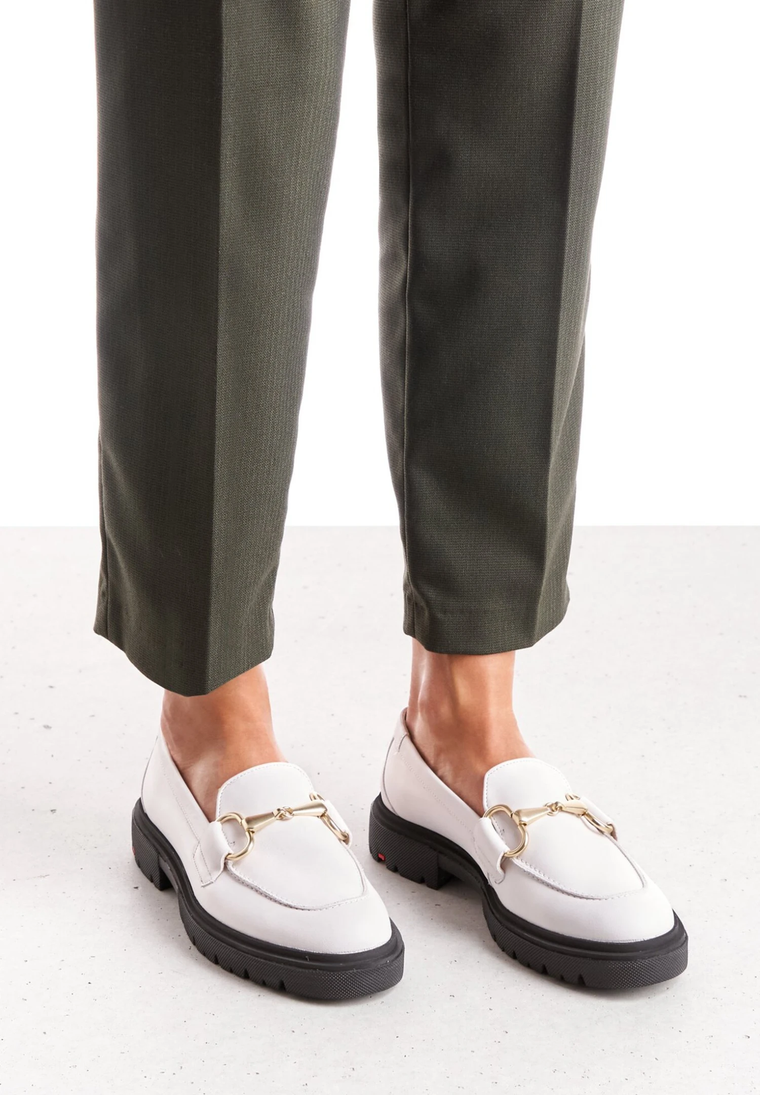 Lloyd Mit Kontrastierender Sohle - Instappers - Weiss 1 Lloyd Mit Kontrastierender Sohle - Instappers - Weiss