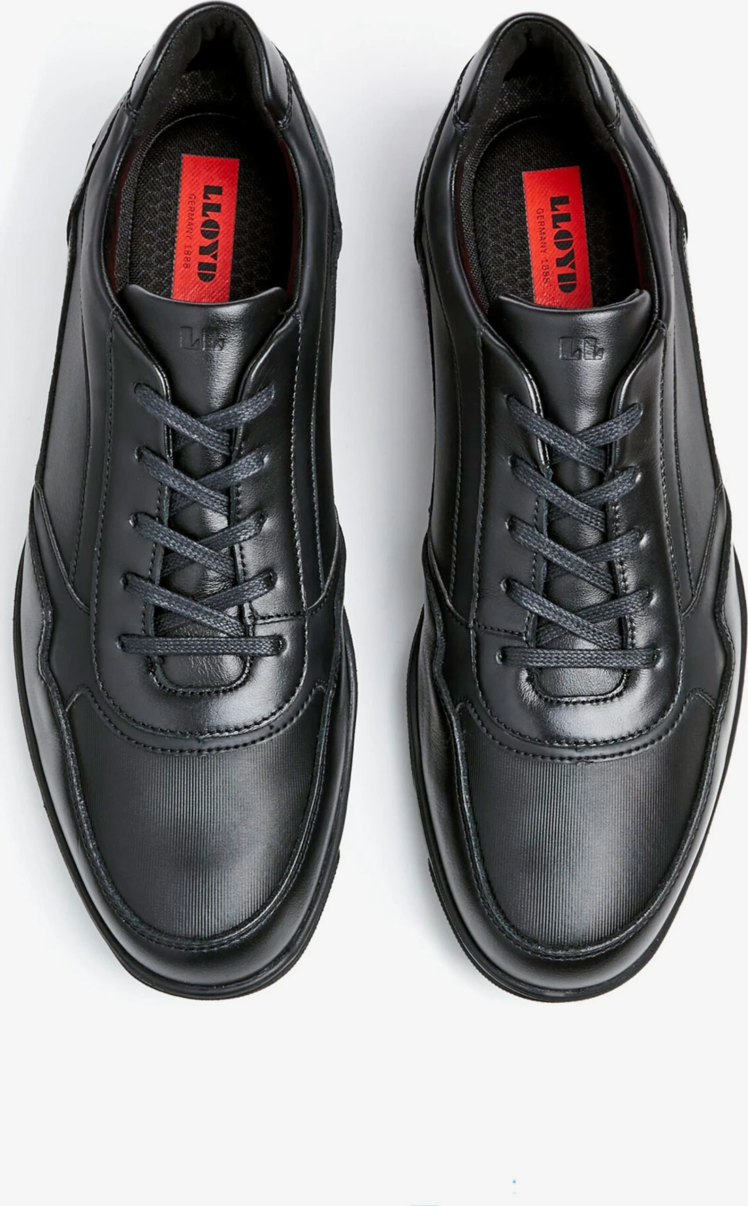 Lloyd Sportieve Veterschoenen Sportieve Veterschoen BARNARD Heren Zwart 2 Lloyd Sportieve Veterschoenen Sportieve Veterschoen BARNARD Heren Zwart - Afbeelding 2