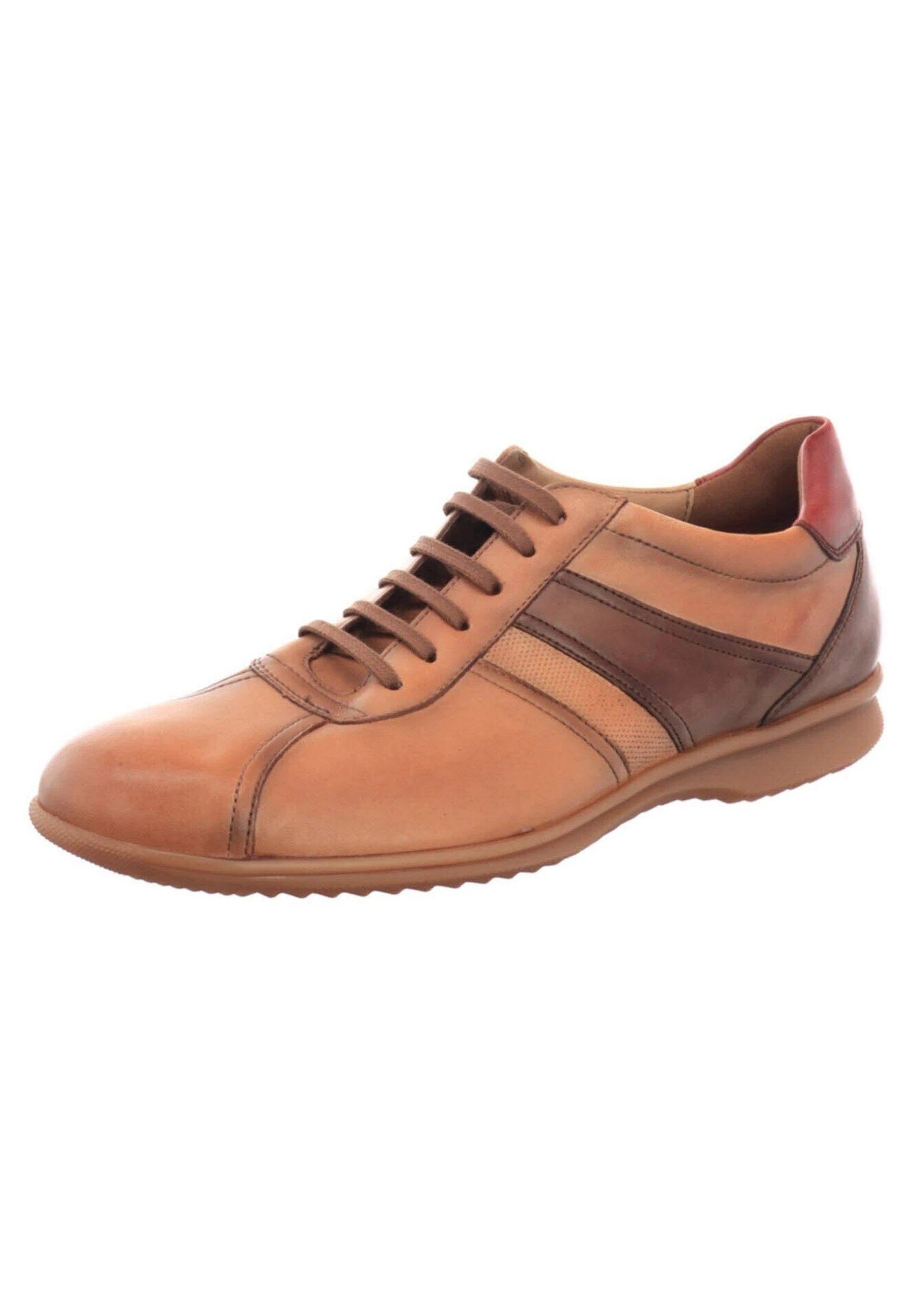 Lloyd Davos - Sportieve Veterschoenen - Cognac Noce Bord 2 Lloyd Davos - Sportieve Veterschoenen - Cognac Noce Bord - Afbeelding 2