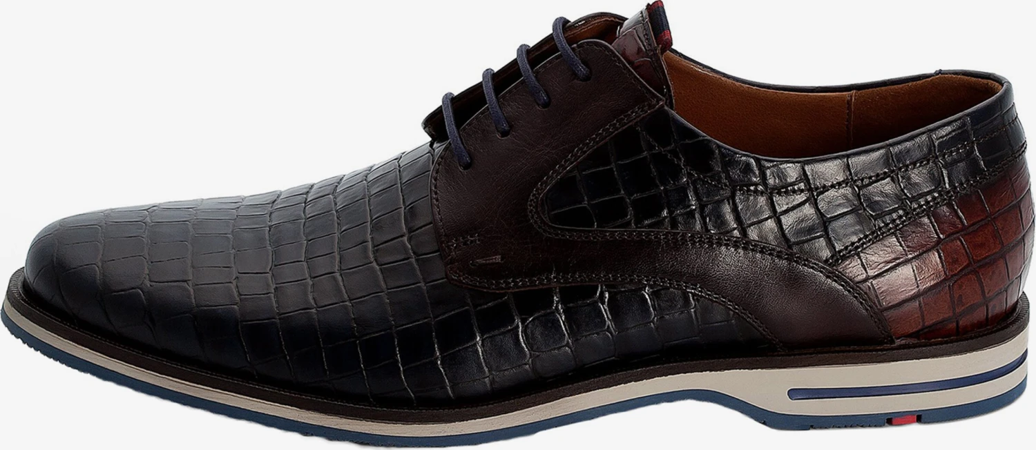 Lloyd Casual Veterschoenen Veterschoen Delano Heren Donkerbruin 2 Lloyd Casual Veterschoenen Veterschoen Delano Heren Donkerbruin - Afbeelding 2