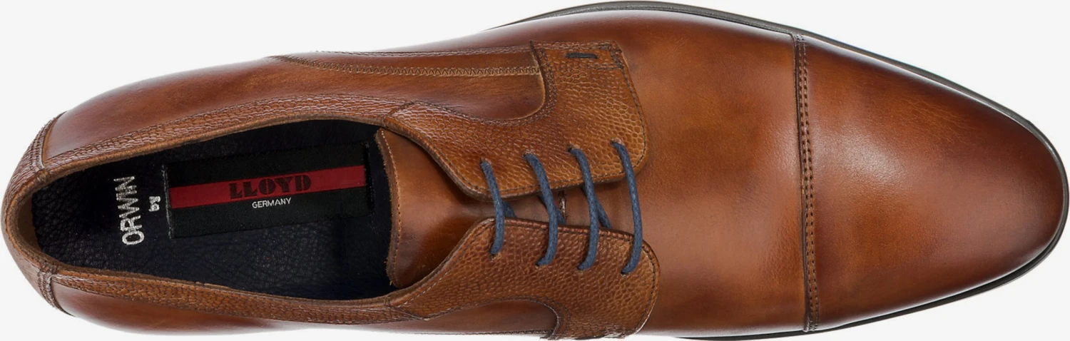 Lloyd Nette Schoenen Veterschoen Heren Cognac 4 Lloyd Nette Schoenen Veterschoen Heren Cognac - Afbeelding 4