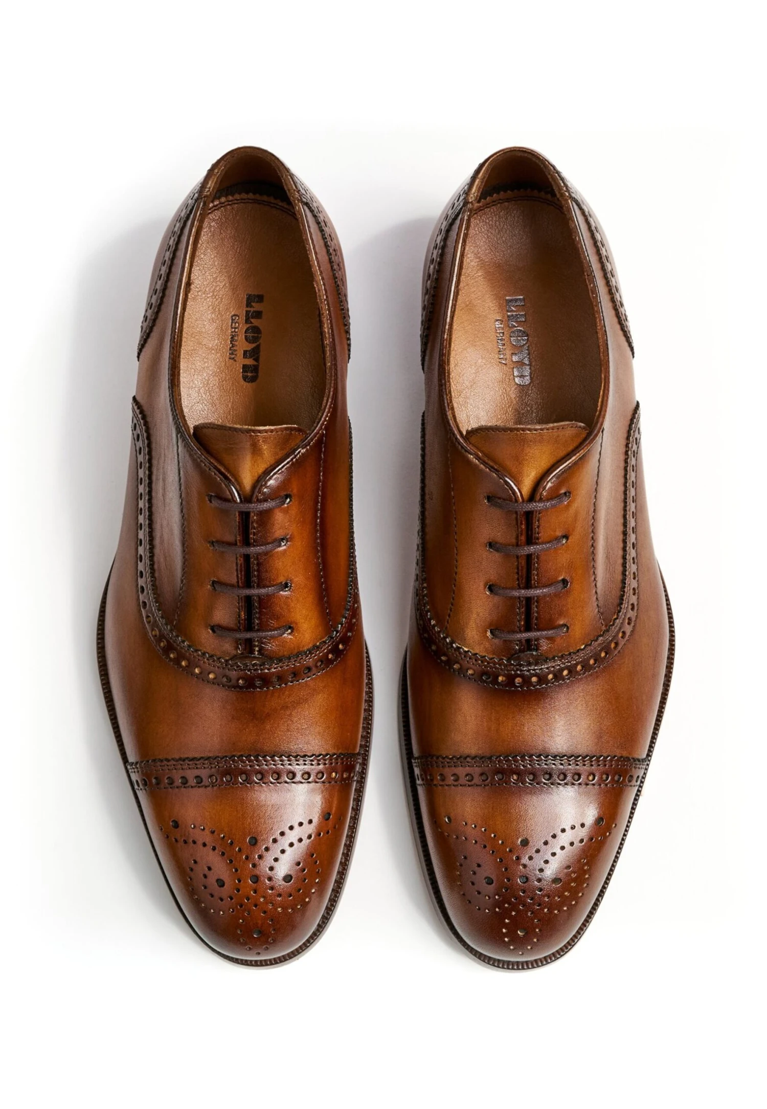 Lloyd Sheffield - Veterschoenen - Cognac 4 Lloyd Sheffield - Veterschoenen - Cognac - Afbeelding 4