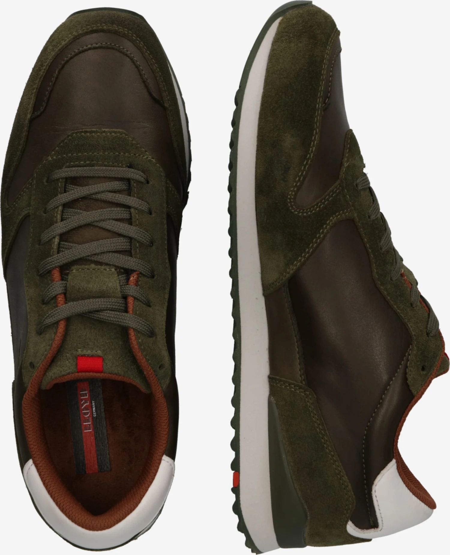 Lloyd Running Sneakers Sneakers Laag Edmond Heren Donkergroen 2 Lloyd Running Sneakers Sneakers Laag Edmond Heren Donkergroen - Afbeelding 2