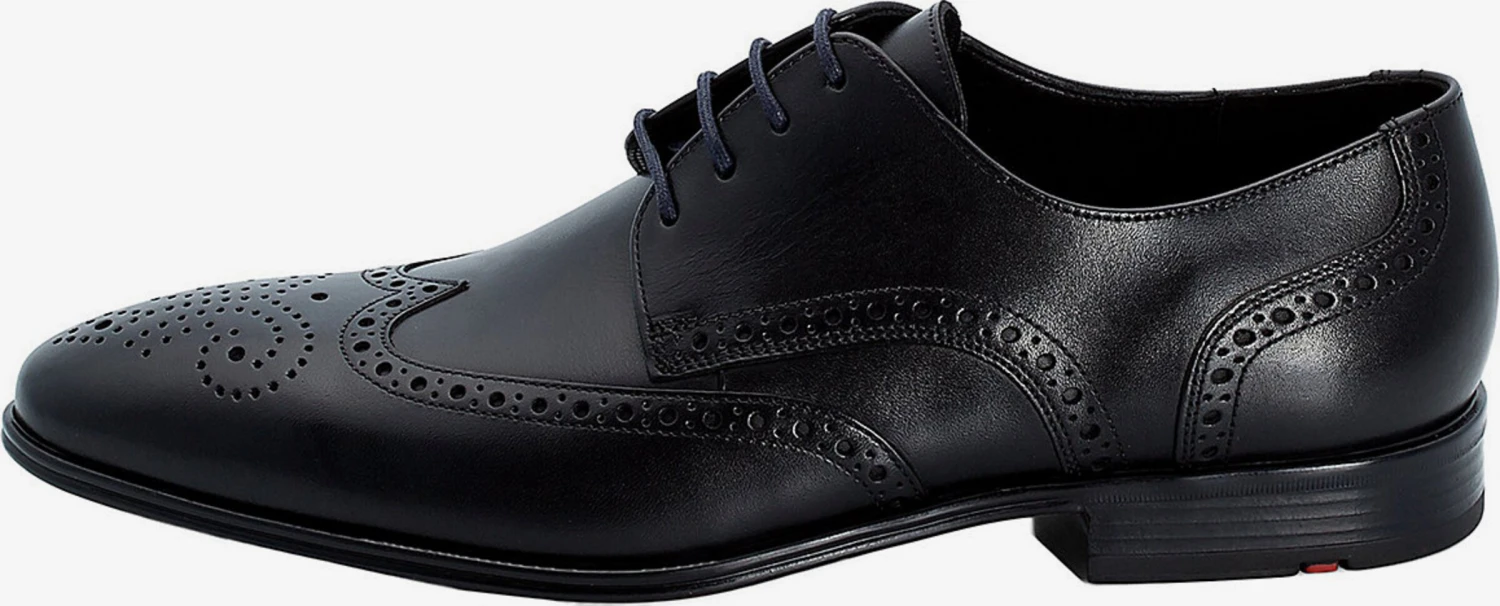 Lloyd Nette Schoenen Veterschoen Morton Heren Zwart 3 Lloyd Nette Schoenen Veterschoen Morton Heren Zwart - Afbeelding 3