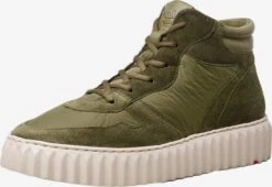 Lloyd Hoge Sneakers Sneakers Hoog Dames Kaki