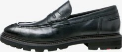 Lloyd Lage Schoenen Instappers Sheffied Heren Zwart