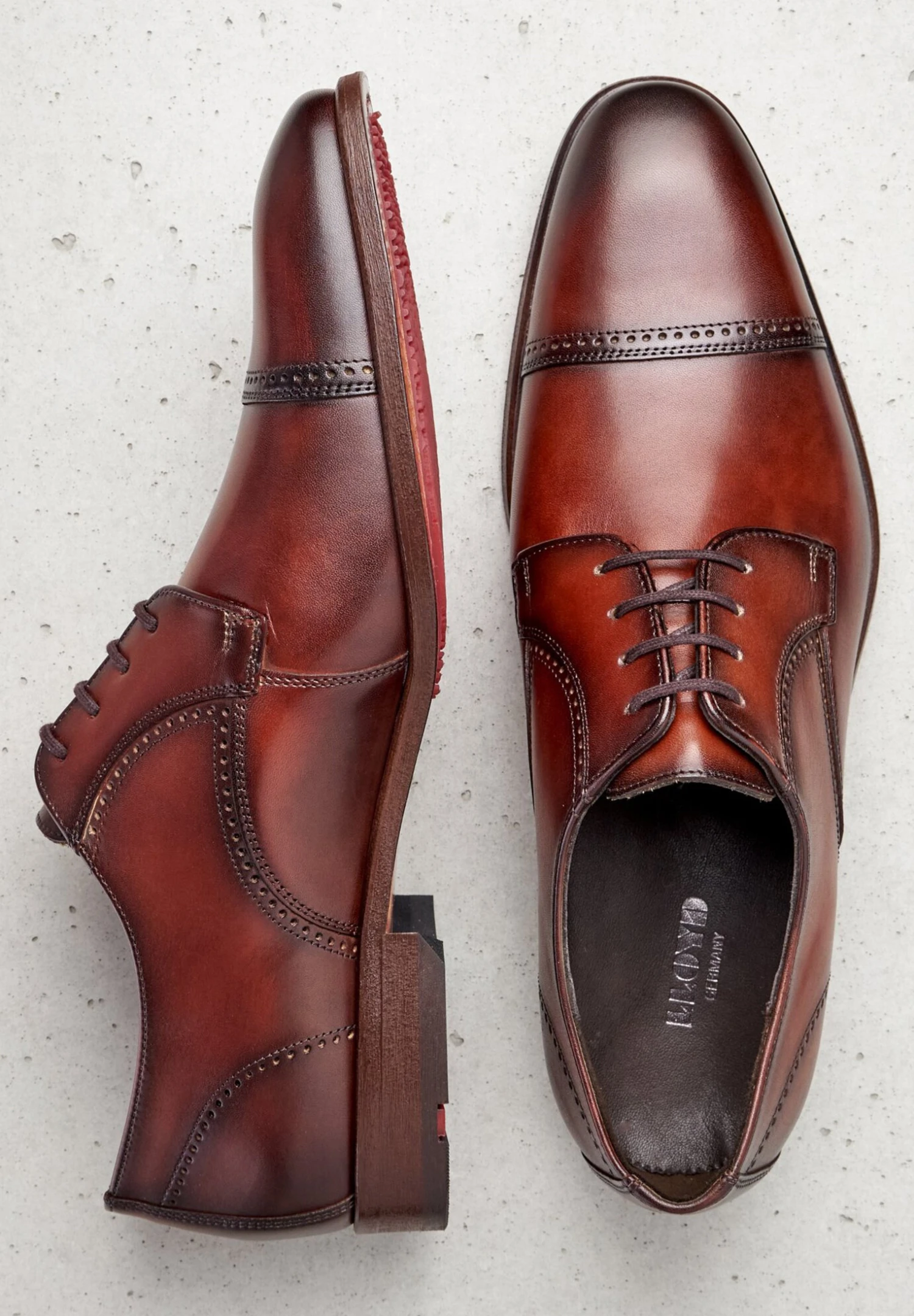 Lloyd Perry - Veterschoenen - Braun 4 Lloyd Perry - Veterschoenen - Braun - Afbeelding 4