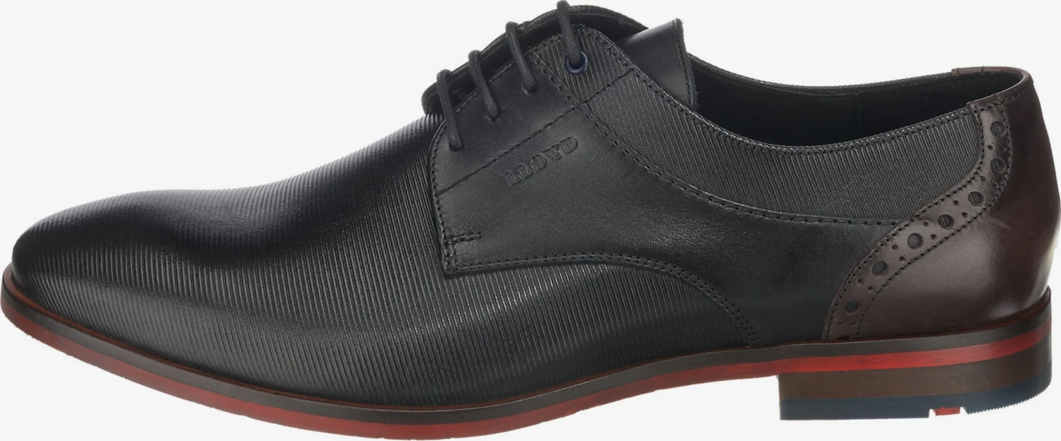 Lloyd Nette Schoenen Veterschoen Hamilton Heren Zwart 2 Lloyd Nette Schoenen Veterschoen Hamilton Heren Zwart - Afbeelding 2