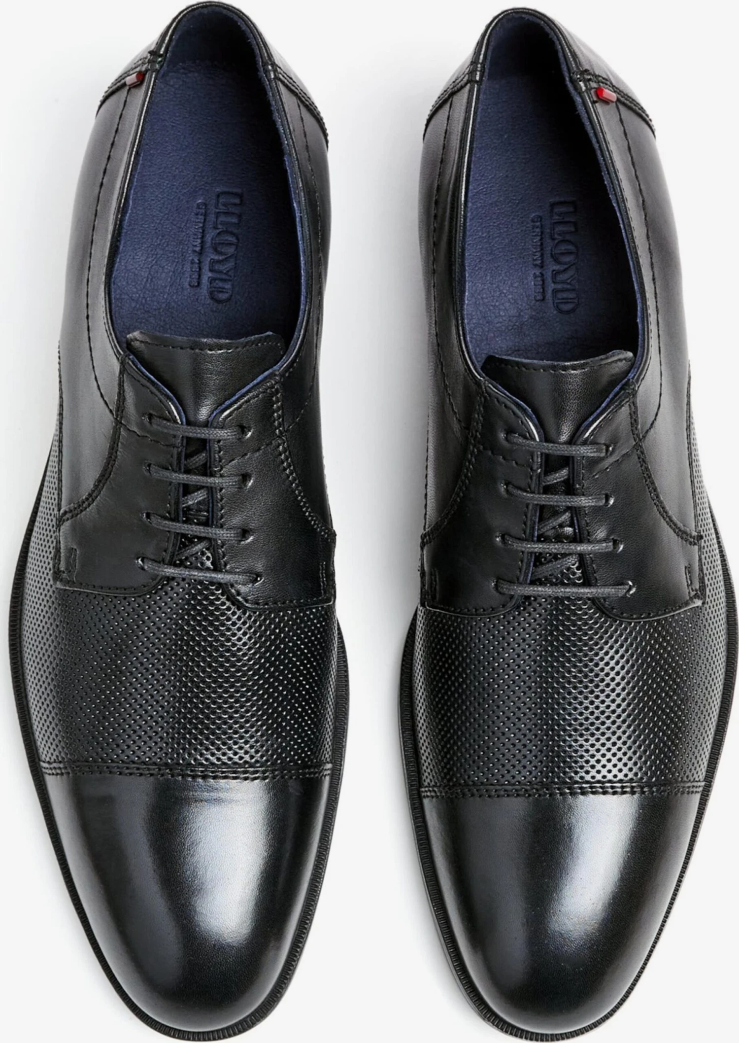 Lloyd Nette Schoenen Veterschoen FOLCO Heren Zwart 3 Lloyd Nette Schoenen Veterschoen FOLCO Heren Zwart - Afbeelding 3