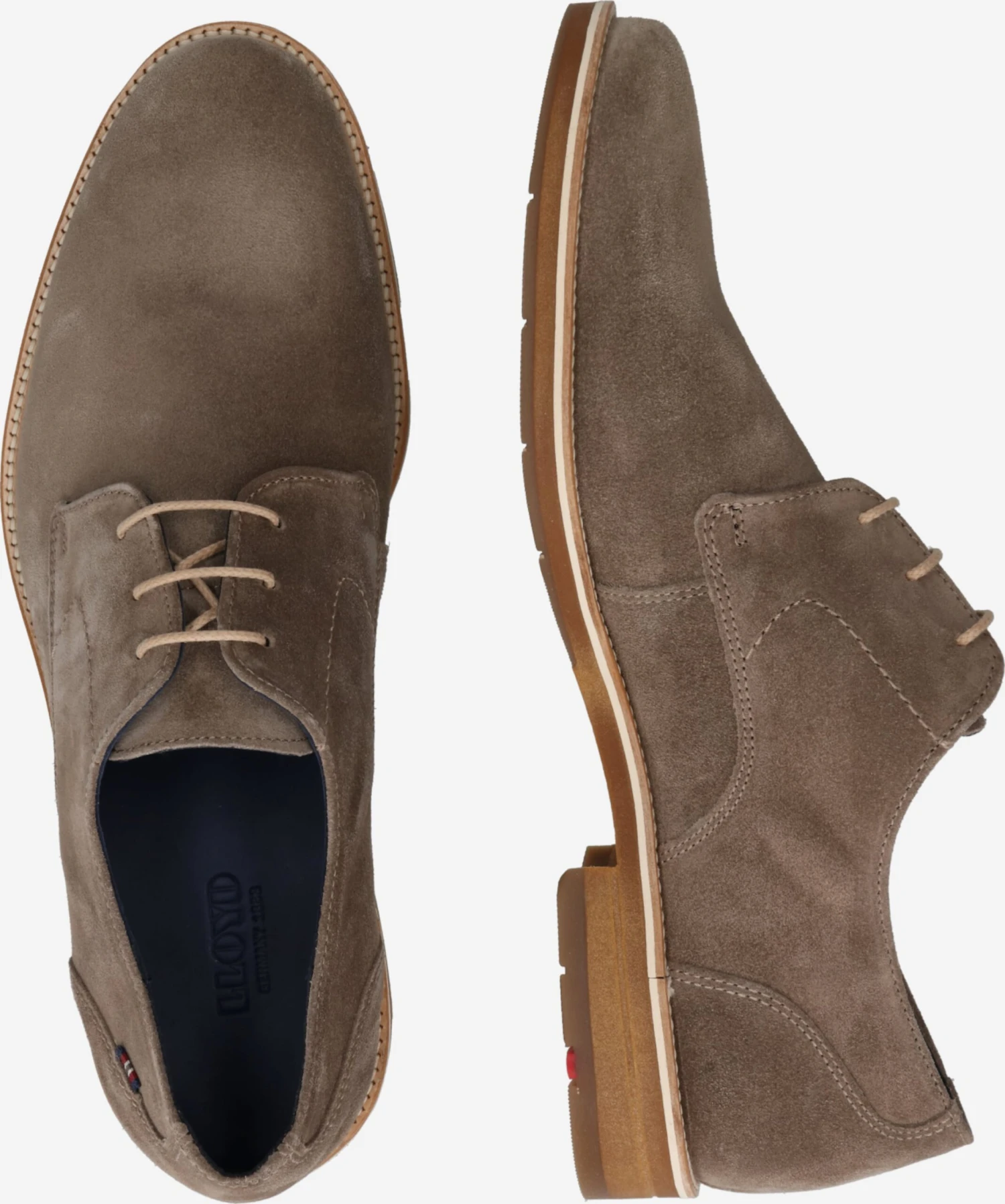 Lloyd Nette Schoenen Veterschoen Lass Heren Stone Grey 2 Lloyd Nette Schoenen Veterschoen Lass Heren Stone Grey - Afbeelding 2