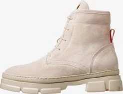 Lloyd Enkellaarsjes Veterlaarsjes Dames Wit