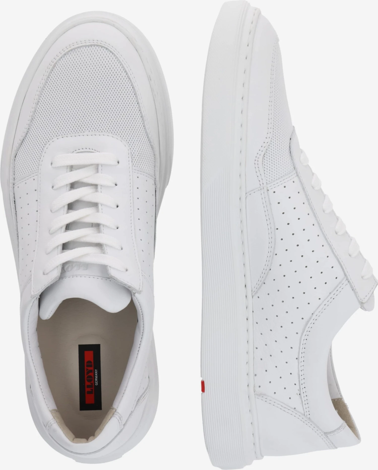 Lloyd Sportieve Veterschoenen Sportieve Veterschoen Bennie Heren Wit 2 Lloyd Sportieve Veterschoenen Sportieve Veterschoen Bennie Heren Wit - Afbeelding 2