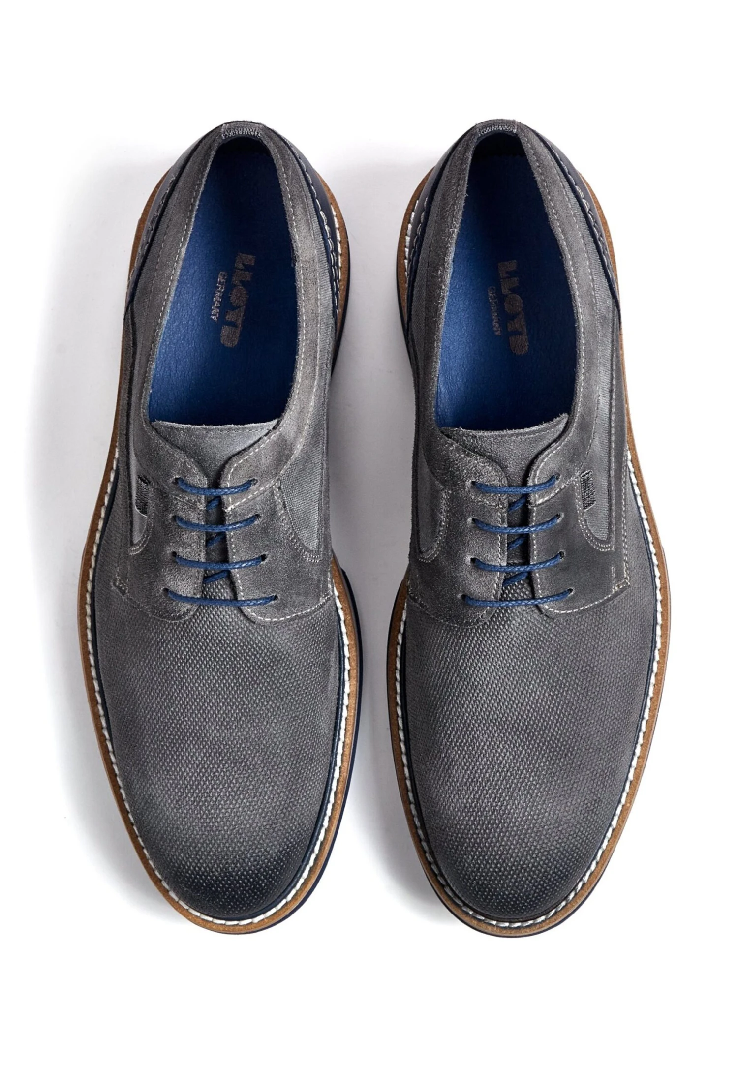 Lloyd Darris - Sportieve Veterschoenen - Grau 4 Lloyd Darris - Sportieve Veterschoenen - Grau - Afbeelding 4