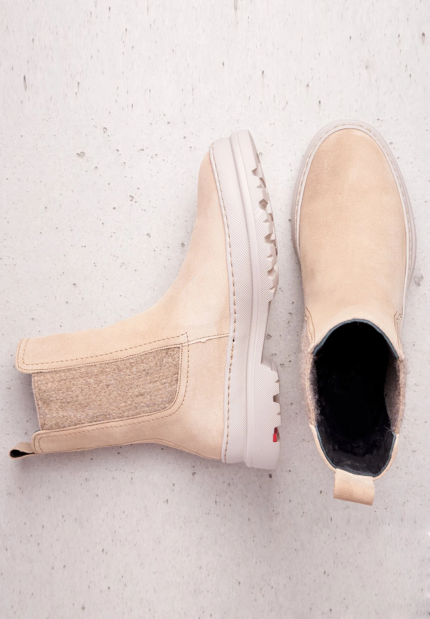 Lloyd Blockabsatz - Enkellaarsjes Met Plateauzool - Beige 4 Lloyd Blockabsatz - Enkellaarsjes Met Plateauzool - Beige - Afbeelding 4