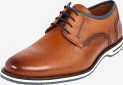 Lloyd Nette Schoenen Veterschoen Detroit Heren Cognac