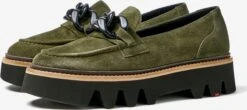 Lloyd Lage Schoenen Mocassins Dames Groen Gemêleerd