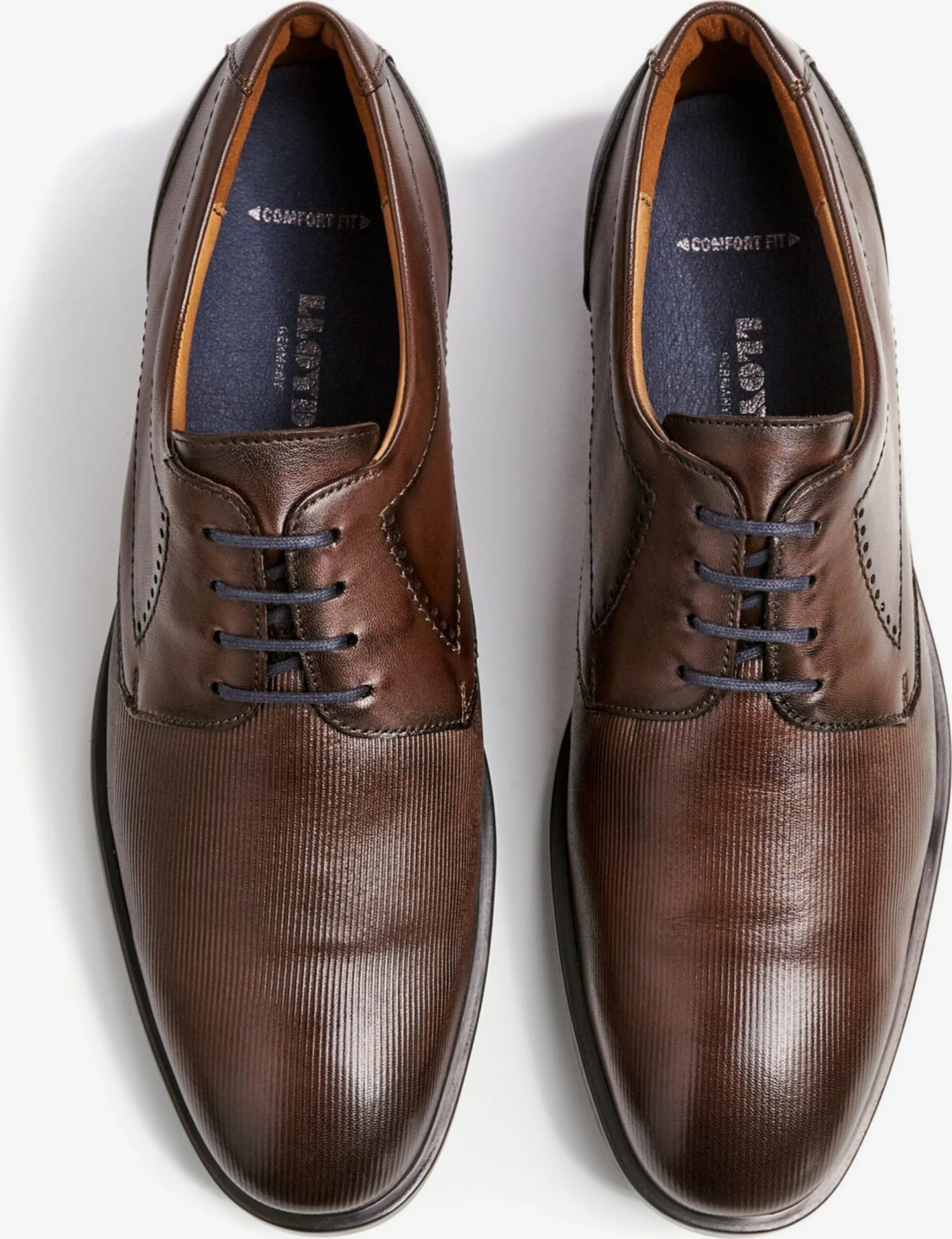 Lloyd Nette Schoenen Veterschoen KALMAT Heren Donkerbruin 3 Lloyd Nette Schoenen Veterschoen KALMAT Heren Donkerbruin - Afbeelding 3