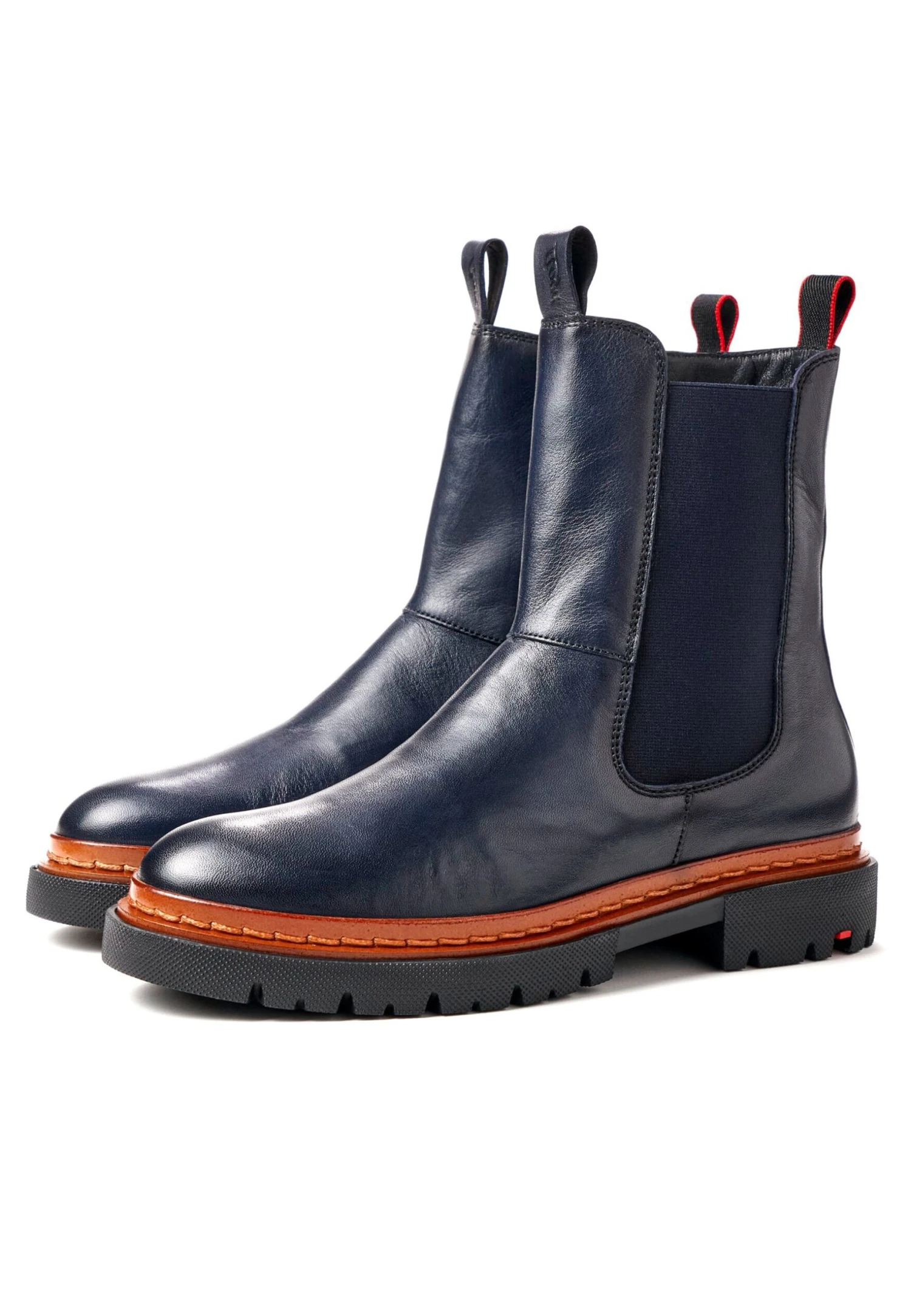 Lloyd Moderne- Enkellaarsjes Met Plateauzool - Blau 2 Lloyd Moderne- Enkellaarsjes Met Plateauzool - Blau - Afbeelding 2